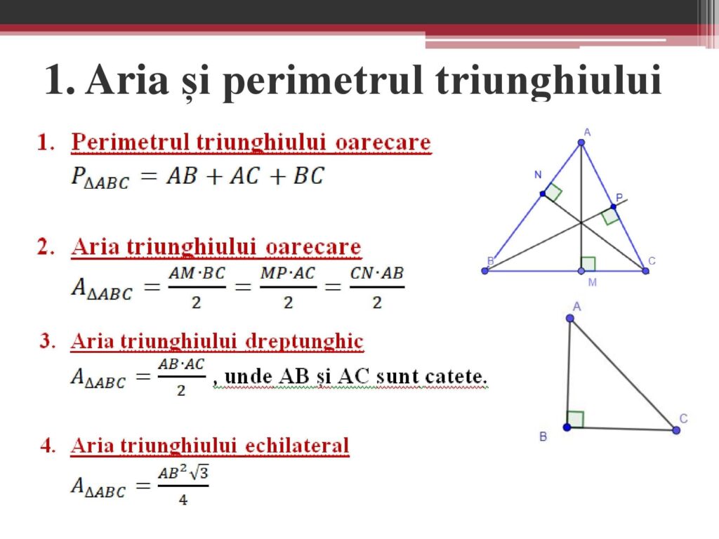 AcademiaABC Aria Triunghiului Aria Patrulaterului   Aria Triunghiului. Aria Patrulaterului 00003 1024x768 