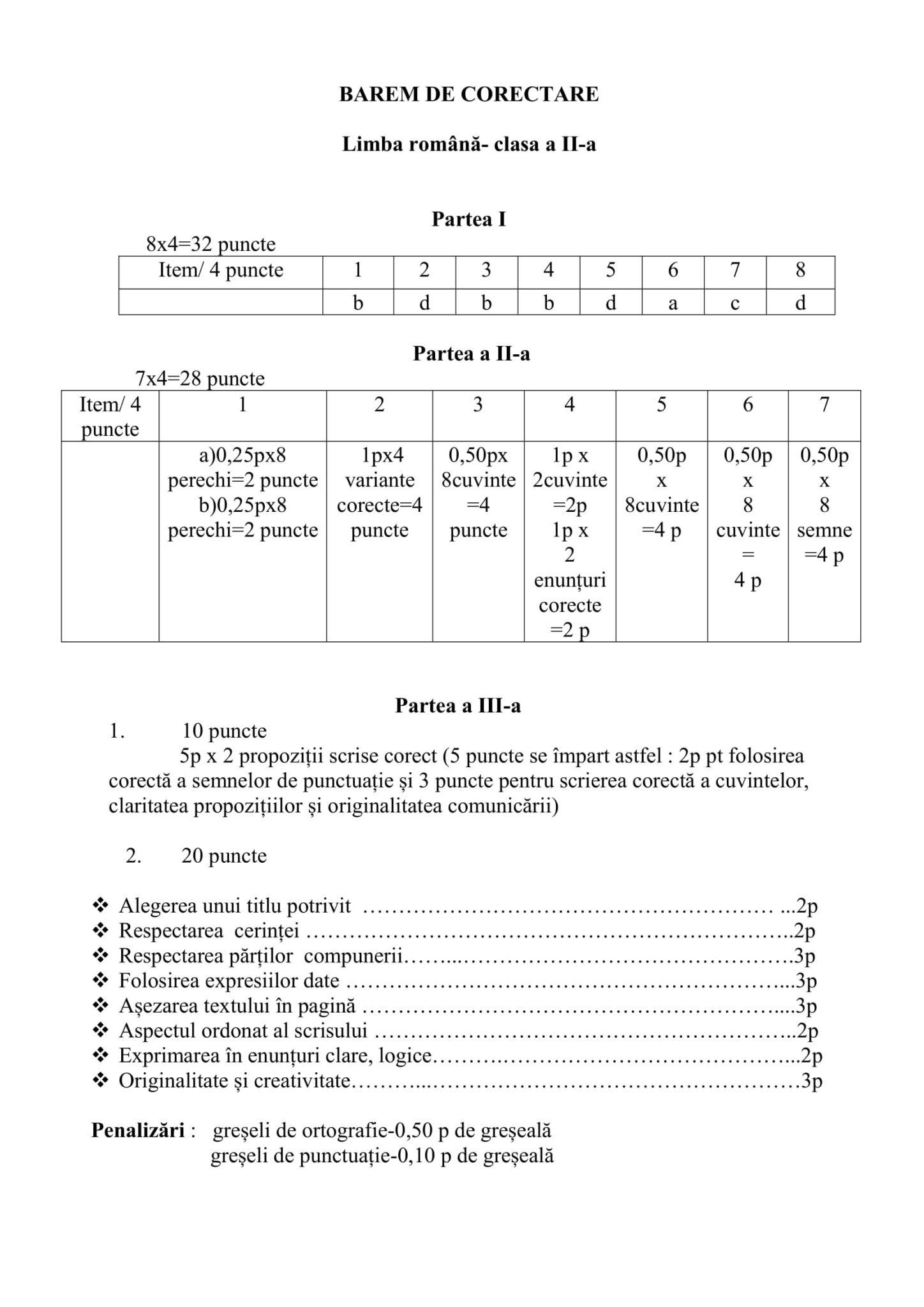 AcademiaABC – Test De Evaluare-Comunicare în Limba Română, Clasa A II-a