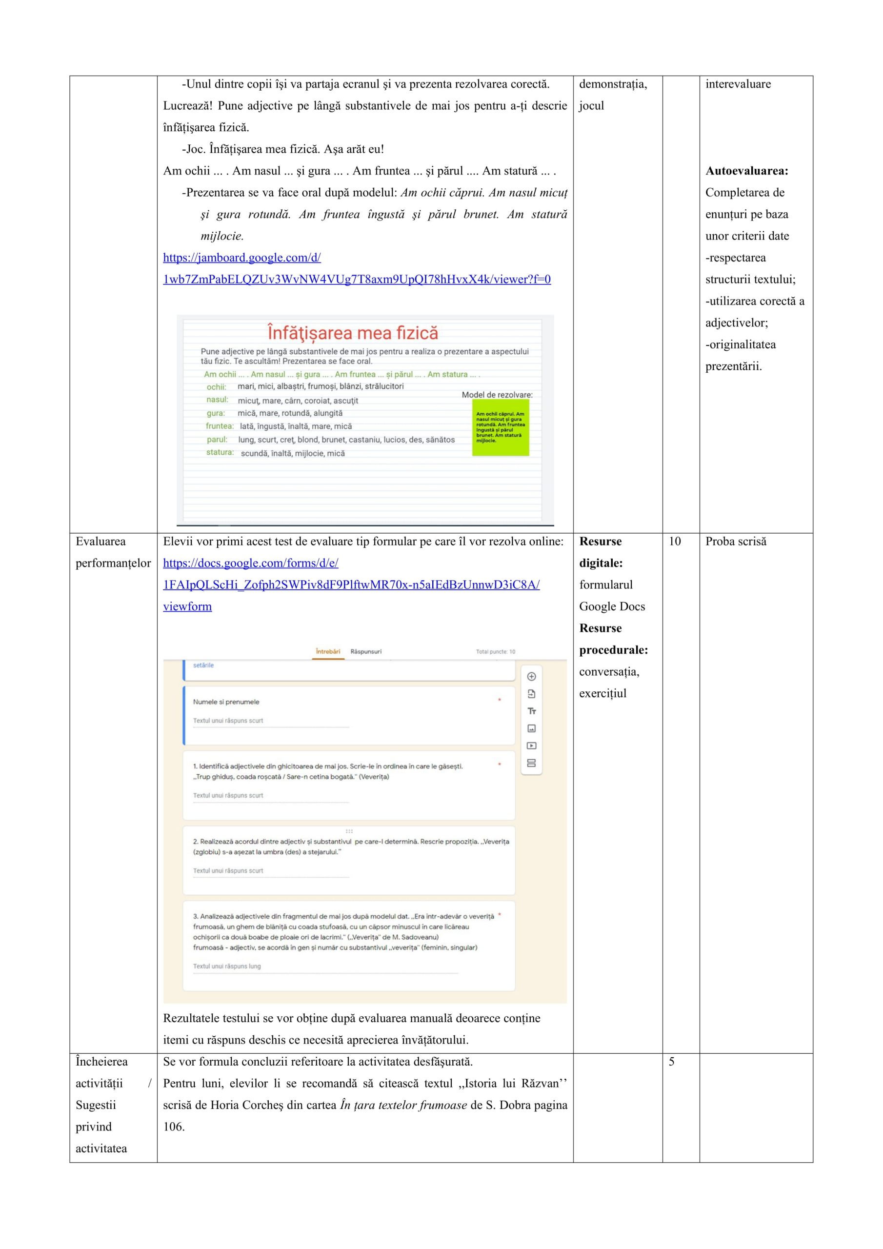 AcademiaABC – Proiect Didactic Clasa A IV-a Adjectivul