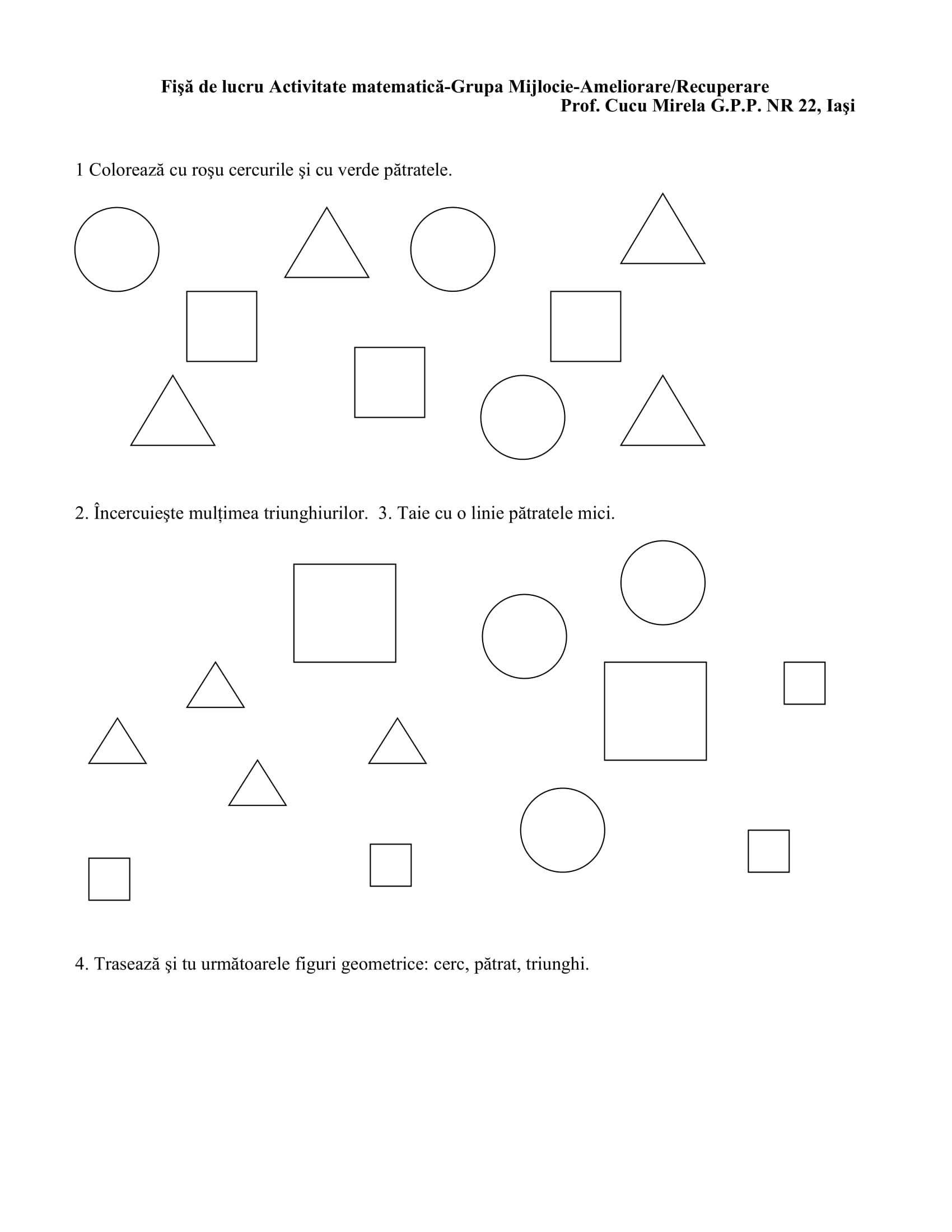 AcademiaABC – RED Diferențiat Activitate Matematică(2)-Grupa Mijlocie ...